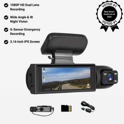 enesy™ Dash Cam delantera y trasera